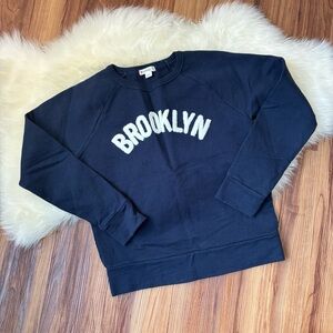 Crewcuts Navy Brooklyn New York Crewneck Sweater • Size 8